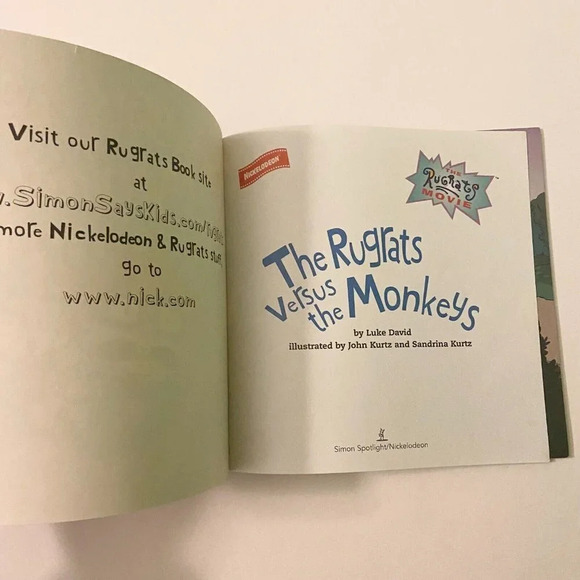 Vintage Rugrats Books Brand New Daddy and Rugrats Versus The Monkeys - Picture 12 of 16